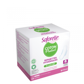 Pack of 10 sanitary towel regular normal Saforelle