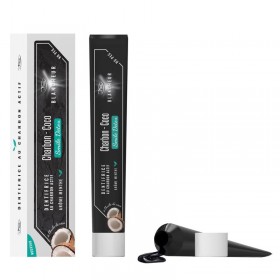 Toothpaste with activated charcoal and coco -...