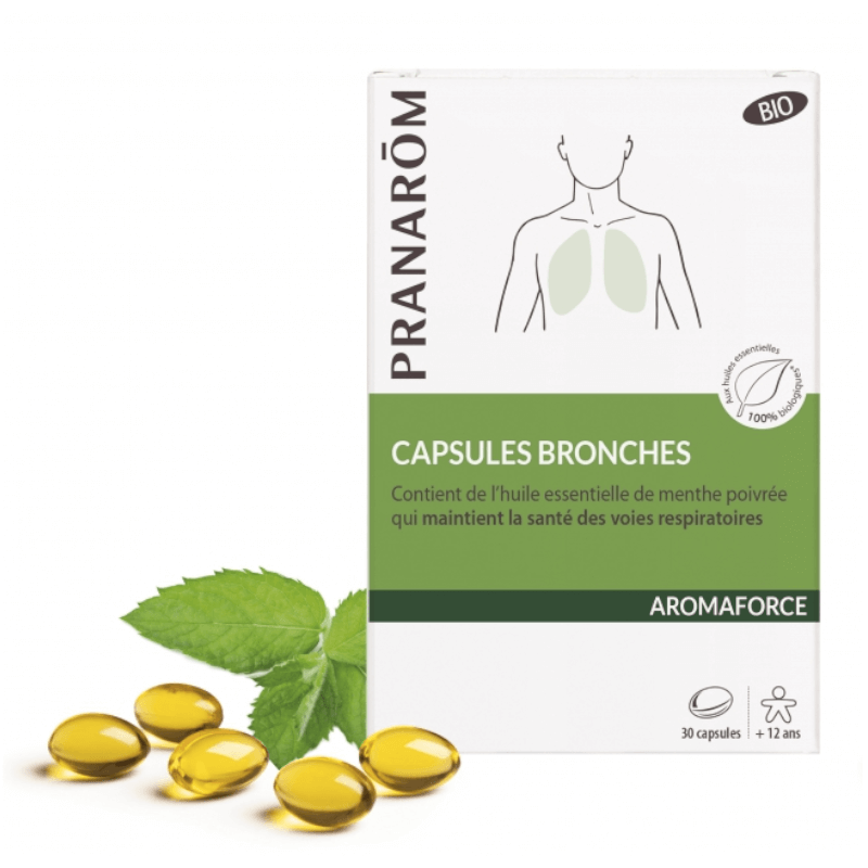 Aromaforce bronchi organic food supplement - PRANARÔM