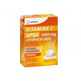 Vitamine C 1000mg - 20 comprimés effervescents...