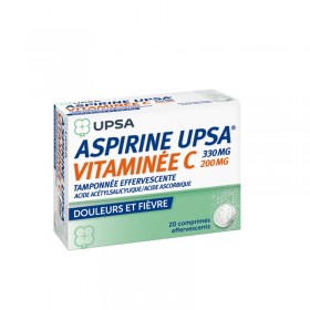 Aspirin vitamin C - 20 effervescents tablets -...