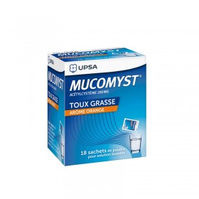 Mucomyst wet cough 200mg - UPSA
