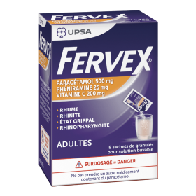 Fervex Adultes 8 sachets - Etat grippal - UPSA