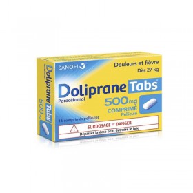 Doliprane Liquiz 300 mg sans sucre suspension buvable 12 sachets - PharmaJ