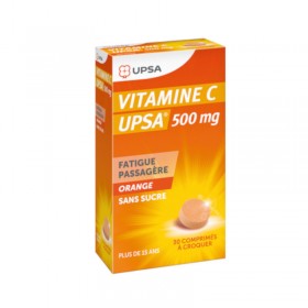 Vitamine C 500mg - 30 comprimés - UPSA