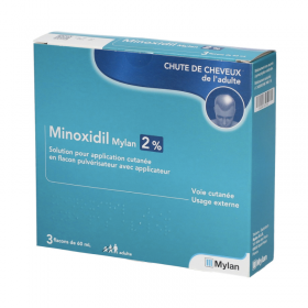 Minoxidil 2% hair loss 3x60ml - VIATRIS
