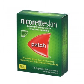 Nicoretteskin 15 mg /16h - 28 dispositifs transdermiques