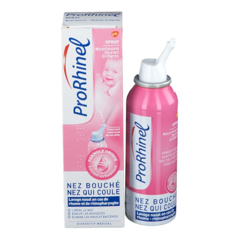 ProRhinel Spray Nasal Enfants/Adultes Lot de 2 x 100 ml - PharmaJ