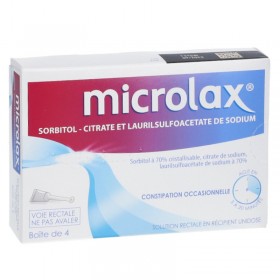 Microlax adulte constipation occasionnelle - 4 unidoses