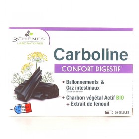 Carboline confort digestif - 30 gélules - LES 3...