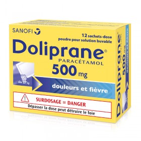 Doliprane 500mg paracétamol en sachets doses - SANOFI