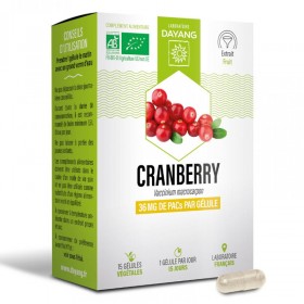 Cranberry bio 15 gélules – DAYANG