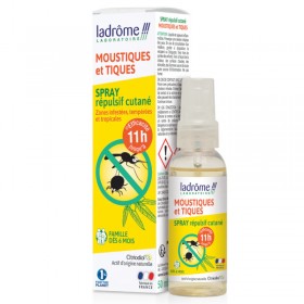 Spray répulsif 2 en 1 : moustiques et tiques...