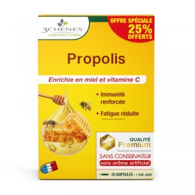 Propolis ampoules  LES 3 CHENES 15 ampoules + 5...