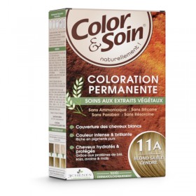 Coloration permanente 11A blond sable cendré Color et Soin LES 3 CHENES