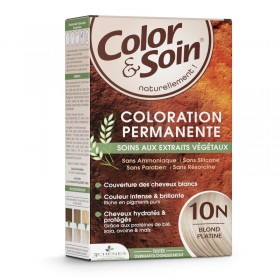 Permanent hair dye 10N platinum blond Color&Soin LES 3 CHENES