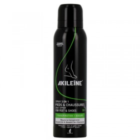 AKILEINE Antiperspirant Deodorant Spray for Feet