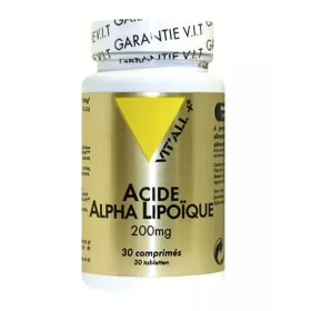 Acide alpha lipoïque 200 mg Forme R 30 comprimés VIT'ALL+