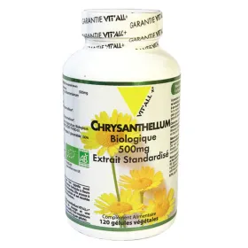 Chrysanthellum BIO 500 mg Extrait standardisé 120 gélules VIT'ALL+