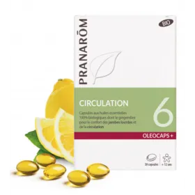 Oleocaps + 6 BIO Circulation 30 capsules PRANAROM