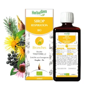 Sirop pour la respiration BIO 250 ml HERBALGEM