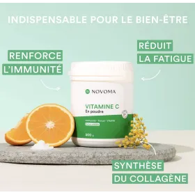 Vitamine C en poudre Pot 500 g NOVOMA