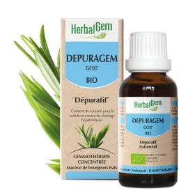 Depuragem BIO Flacon 30 ml Complexe dépuratif GC07 HERBALGEM