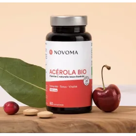 Acérola BIO 1000 mg 30 comprimés NOVOMA