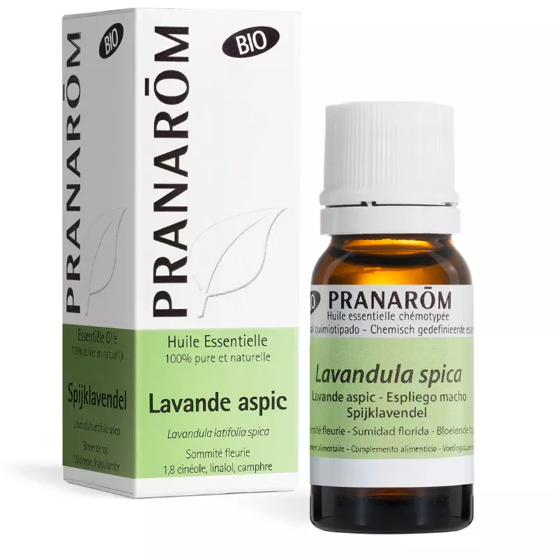Huile essentielle Lavande Aspic BIO Fl 10 ml | PRANAROM Huile essentielle Lavande Aspic BIO Fl 10 ml | PRANAROM