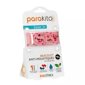 Parakito rechargeable mosquito repellent kid bracelet with "mermaids" patterns