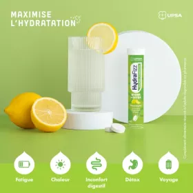 HydraFizz: HYDRA + DETOX lemon flavor - 16 effervescent tablets