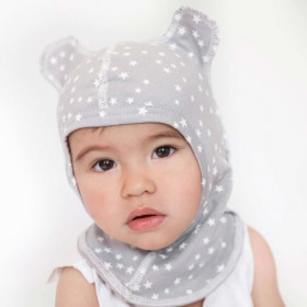 Lot de 2 cagoules anti-grattage bébé et enfant...